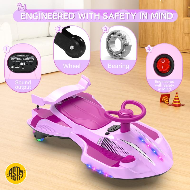 🔥JingYue™ 2025 New Hot Sales-49% OFF🎁2-in-1 12V Electric Kick Scooter Ride-On Toy