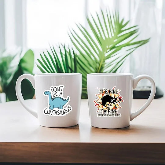 🔥🔥Set of 130 Pcs Funny Saying Stickers