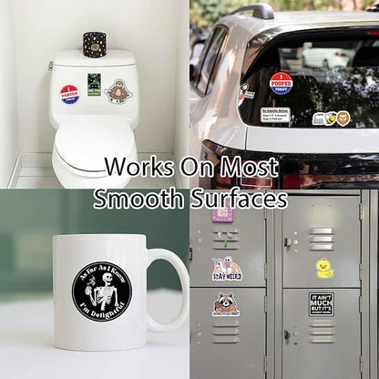 🔥🔥Set of 130 Pcs Funny Saying Stickers